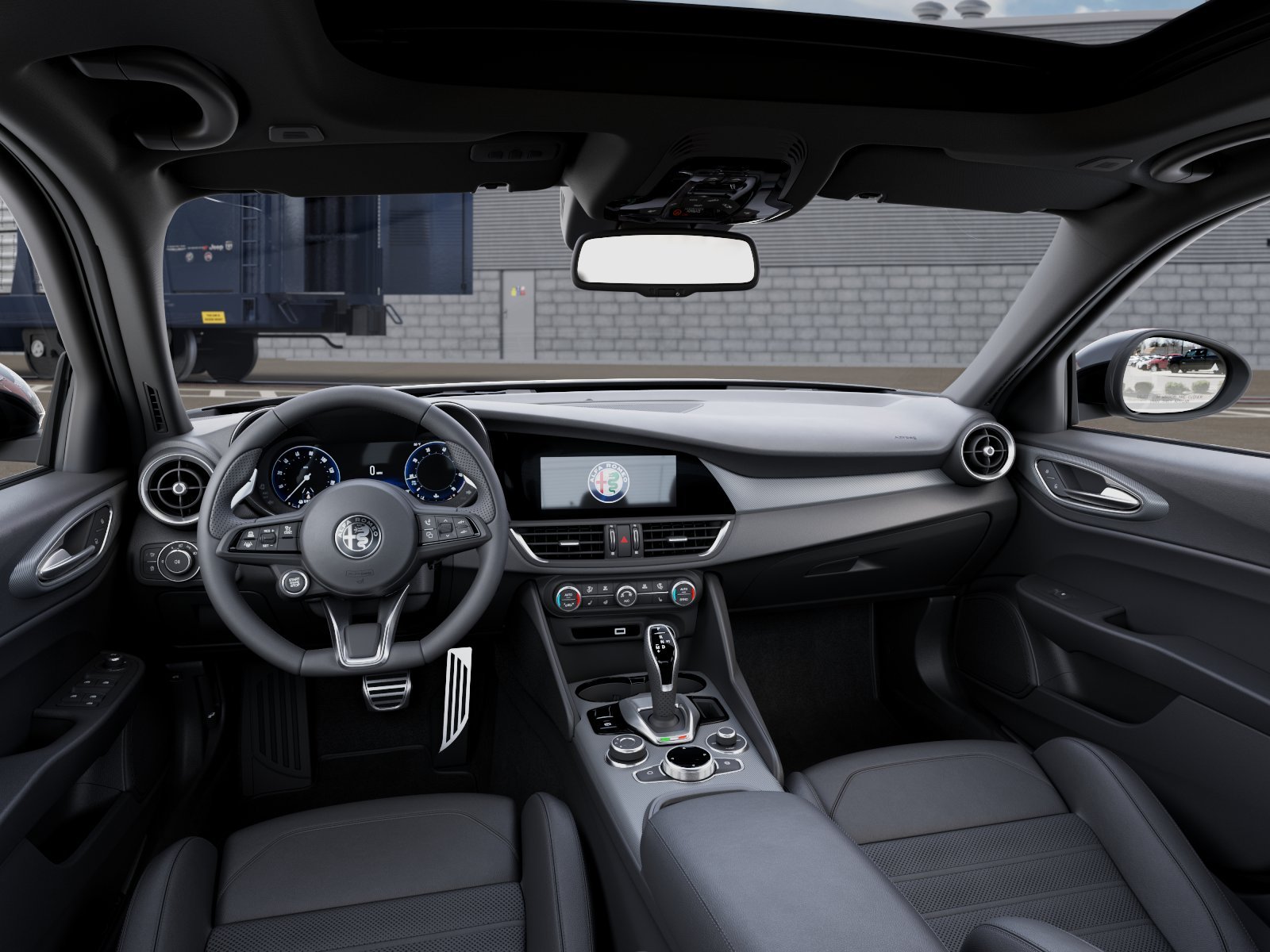 New 2026 Vesuvio Gray Metallic Exterior Paint Alfa Romeo Base image 8