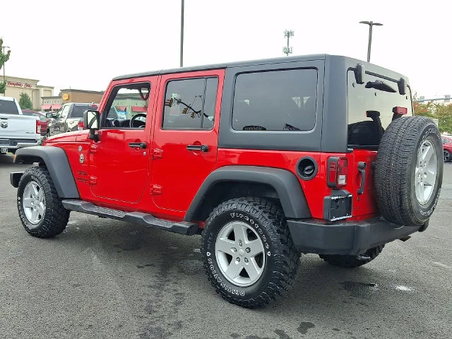 Used 2016 Red Jeep Unlimited Sport image 4