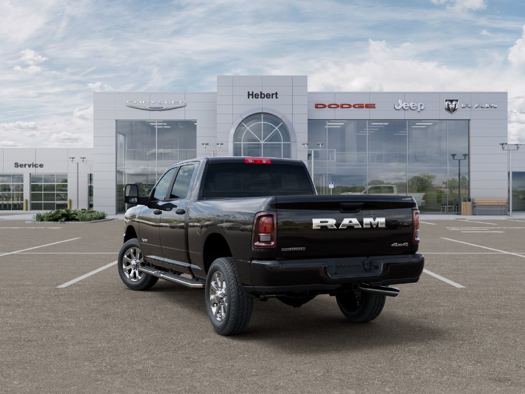 New 2026 Diamond Black Crystal Pearl-Coat Exterior Paint RAM Big Horn image 3
