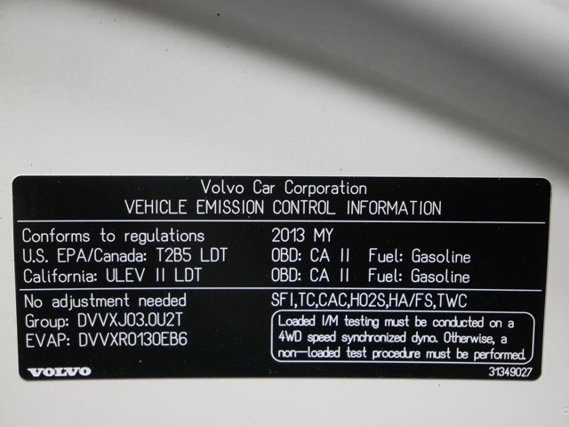 Used 2013 Ice White Volvo T6 w/ Platinum Pkg & Climate Pkg image 30