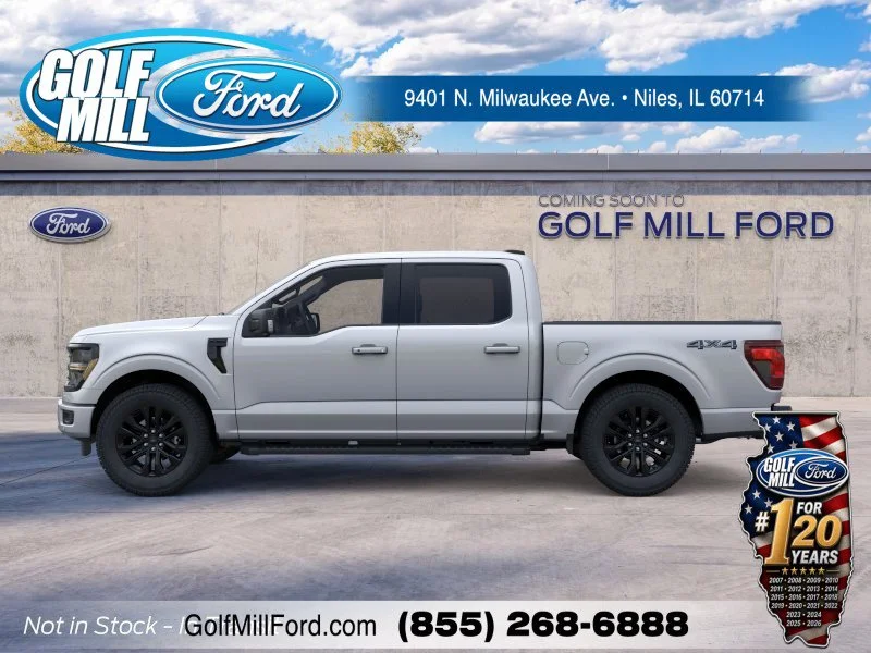 New 2026 Iconic Silver Metallic Ford XLT image 2