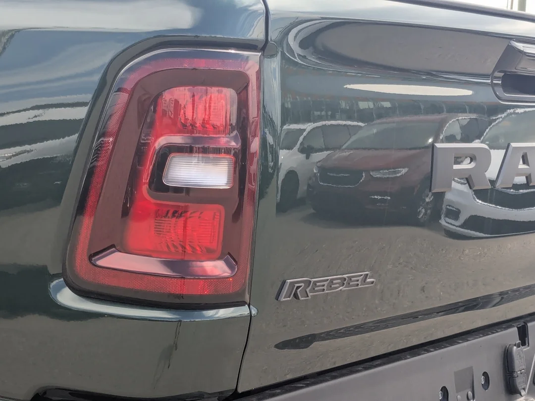 New 2026 Green RAM Rebel - - 5.7L HEMI V8 eTorque - 14.4 Uconnect NAV - Leather Seats - Dual Wireless Charging & More! image 11