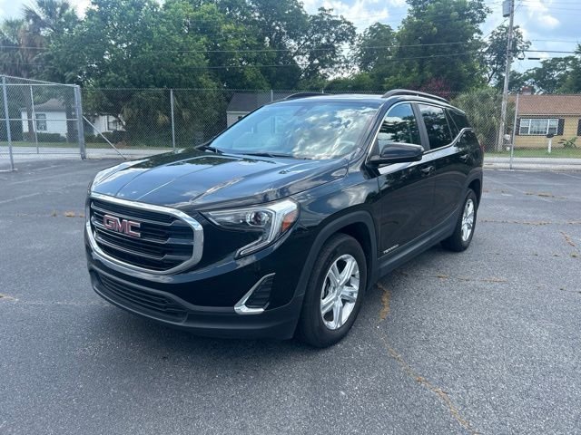 Used 2021 Black GMC SLE image 1