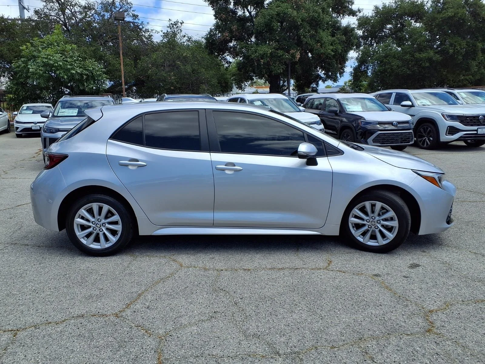 Used 2024 Silver Toyota SE image 3