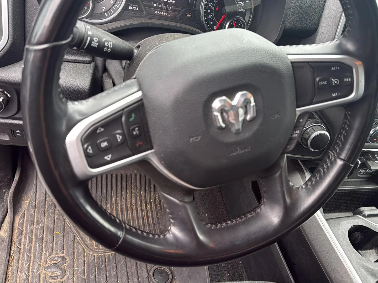 Used 2022 Granite Crystal Metallic Clearcoat Ram Big Horn image 20