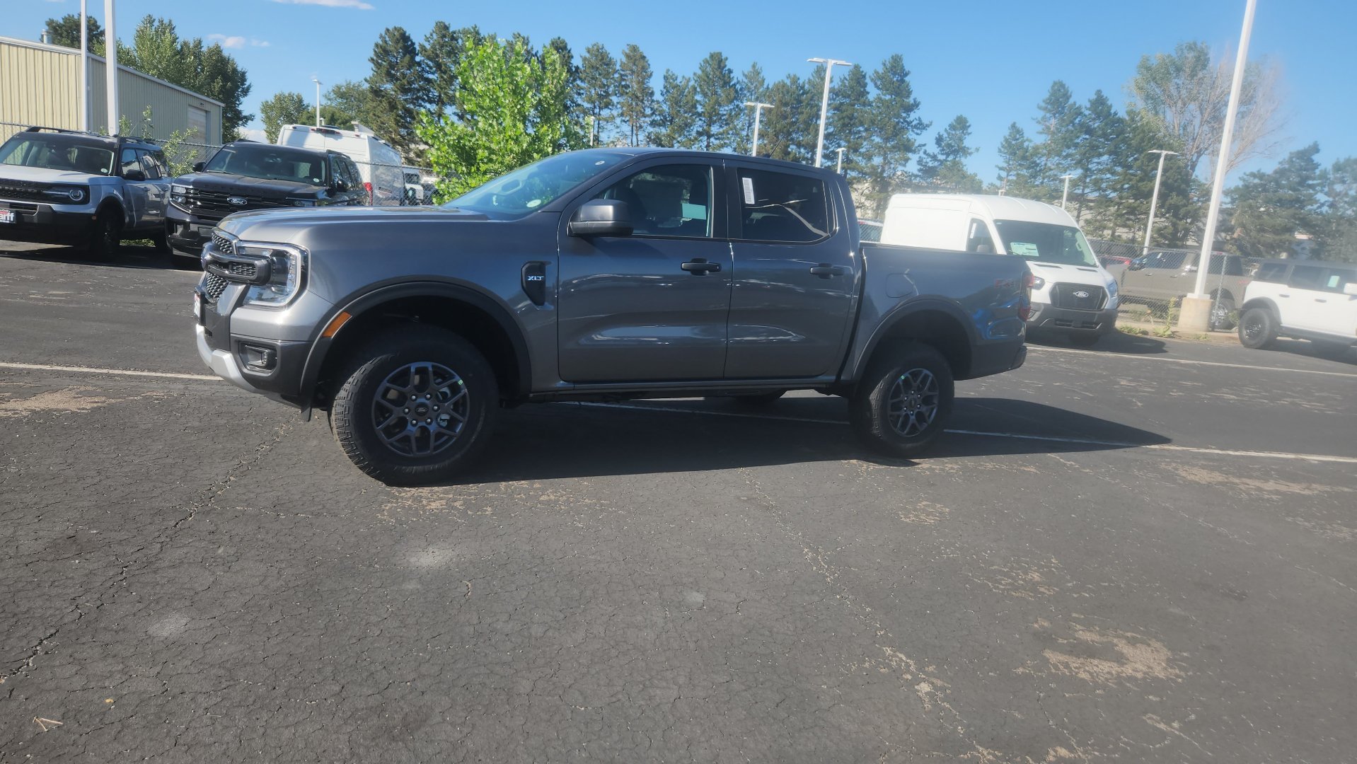 New 2026 Carbonized Gray Metallic Ford XLT image 3