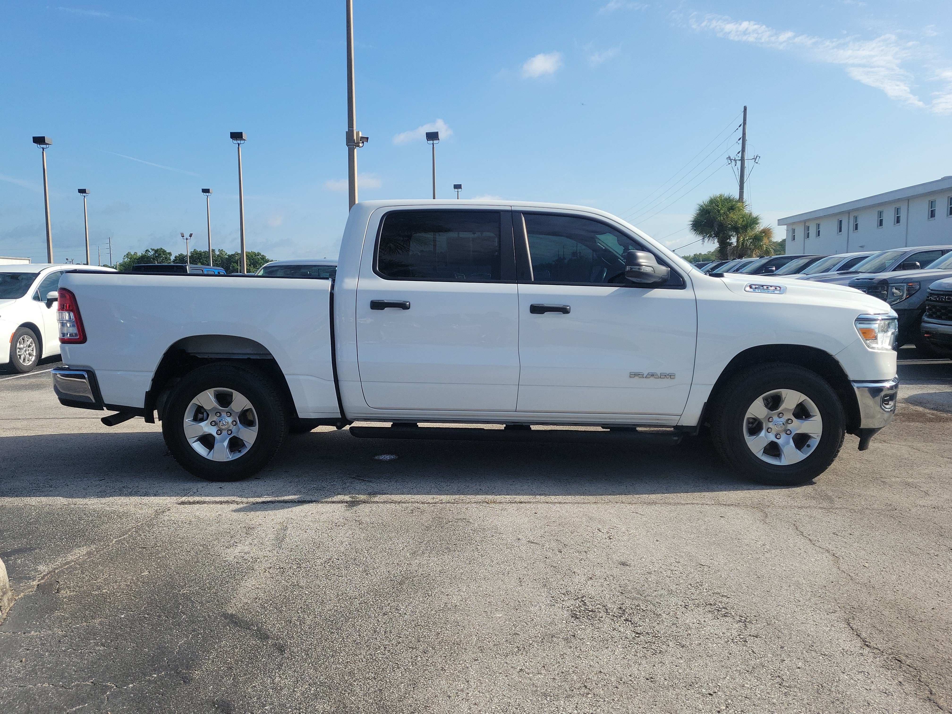 Used 2024 Bright White Clearcoat Ram Big Horn image 7