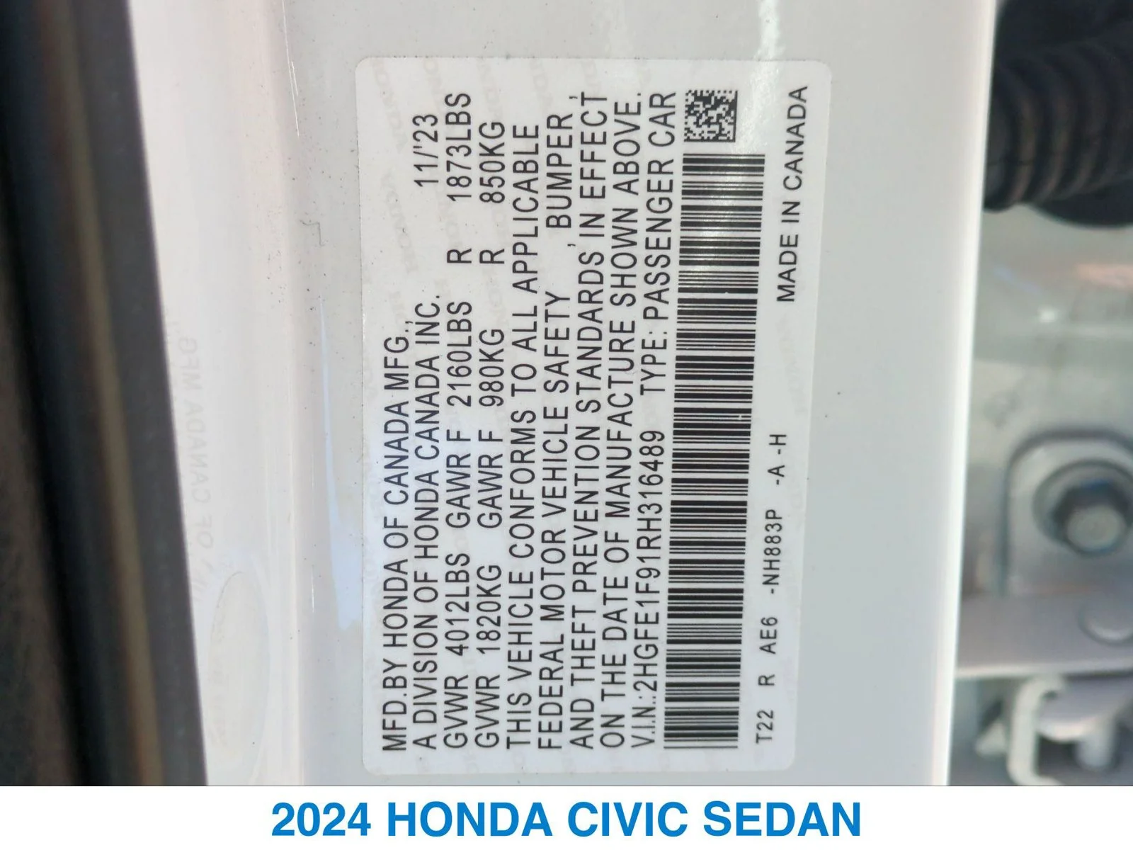 Certified Used 2024 White Honda Touring image 27