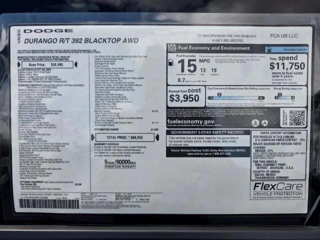 New 2027 Pitch-Black Exterior Paint Dodge R/T image 29