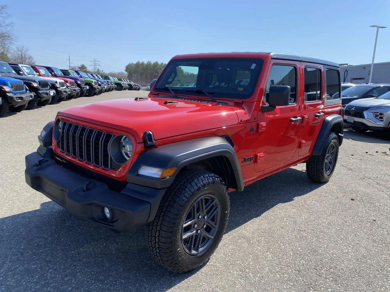 Used 2025 Firecracker Red Clearcoat Jeep Sport S image 8