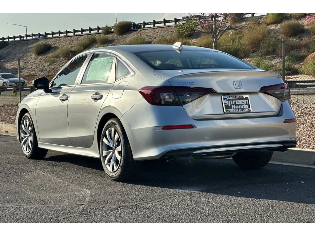 New 2026 Solar Silver Metallic Honda LX image 7