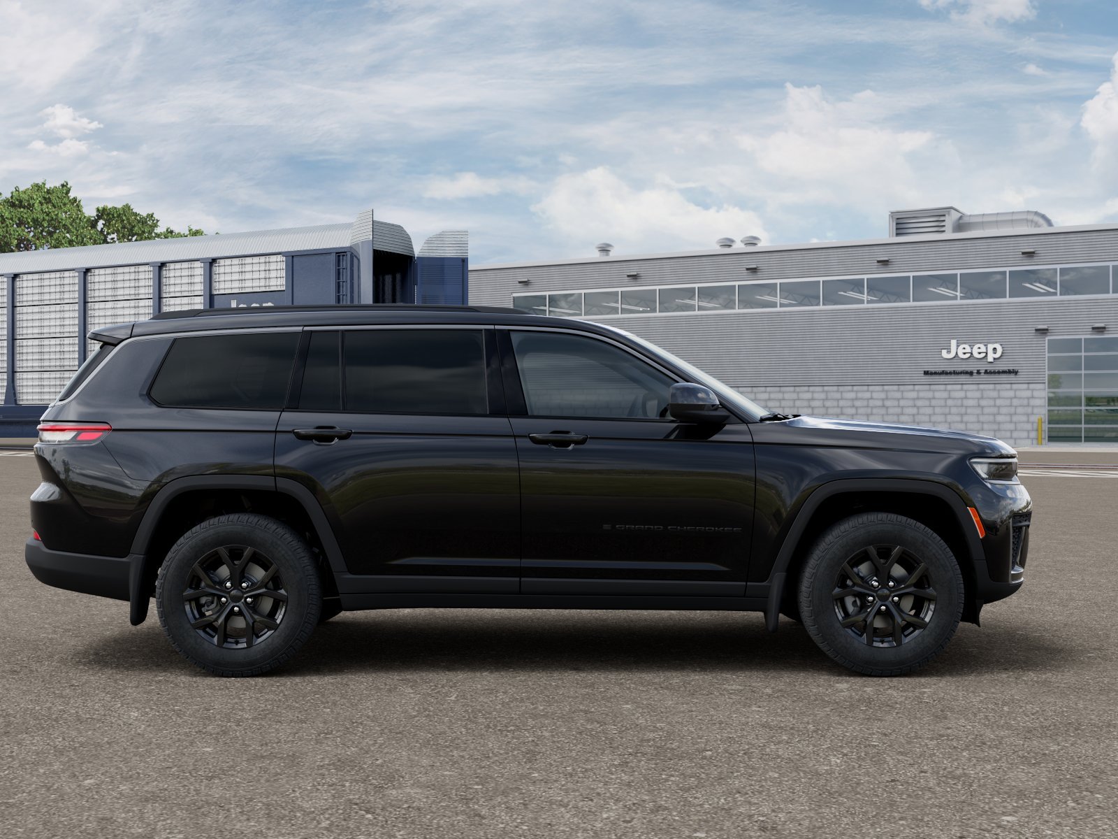 New 2026 Diamond Black Crystal Pearl-Coat Exterior Paint Jeep Laredo image 12