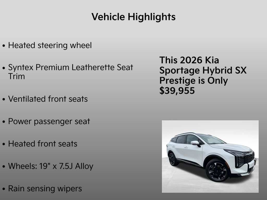 New 2026 Snow White Pearl Kia SX Prestige image 32