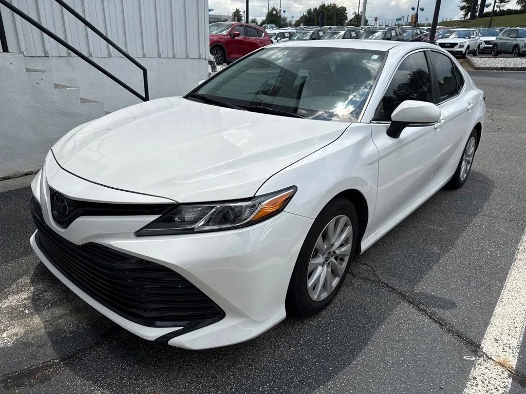 Used 2020 White Toyota LE image 1