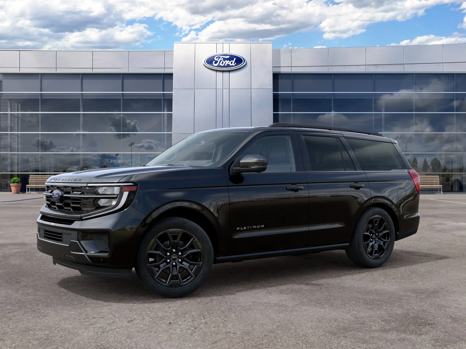 New 2027 Agate Black Metallic Ford Platinum image 53