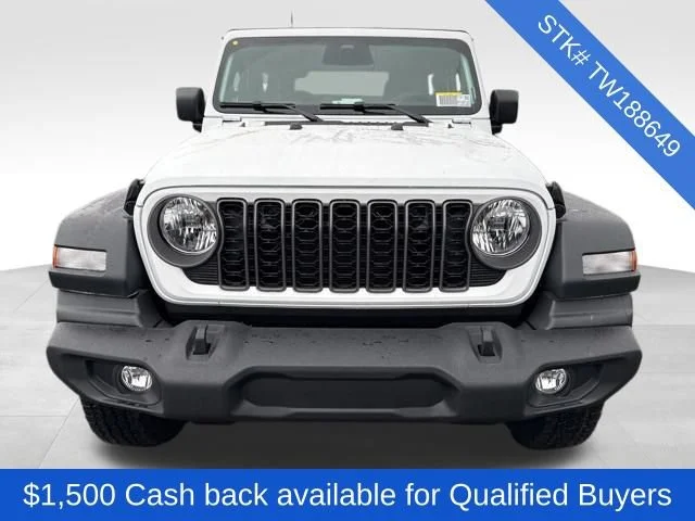 New 2026 Bright White Clearcoat Jeep Sport S image 2