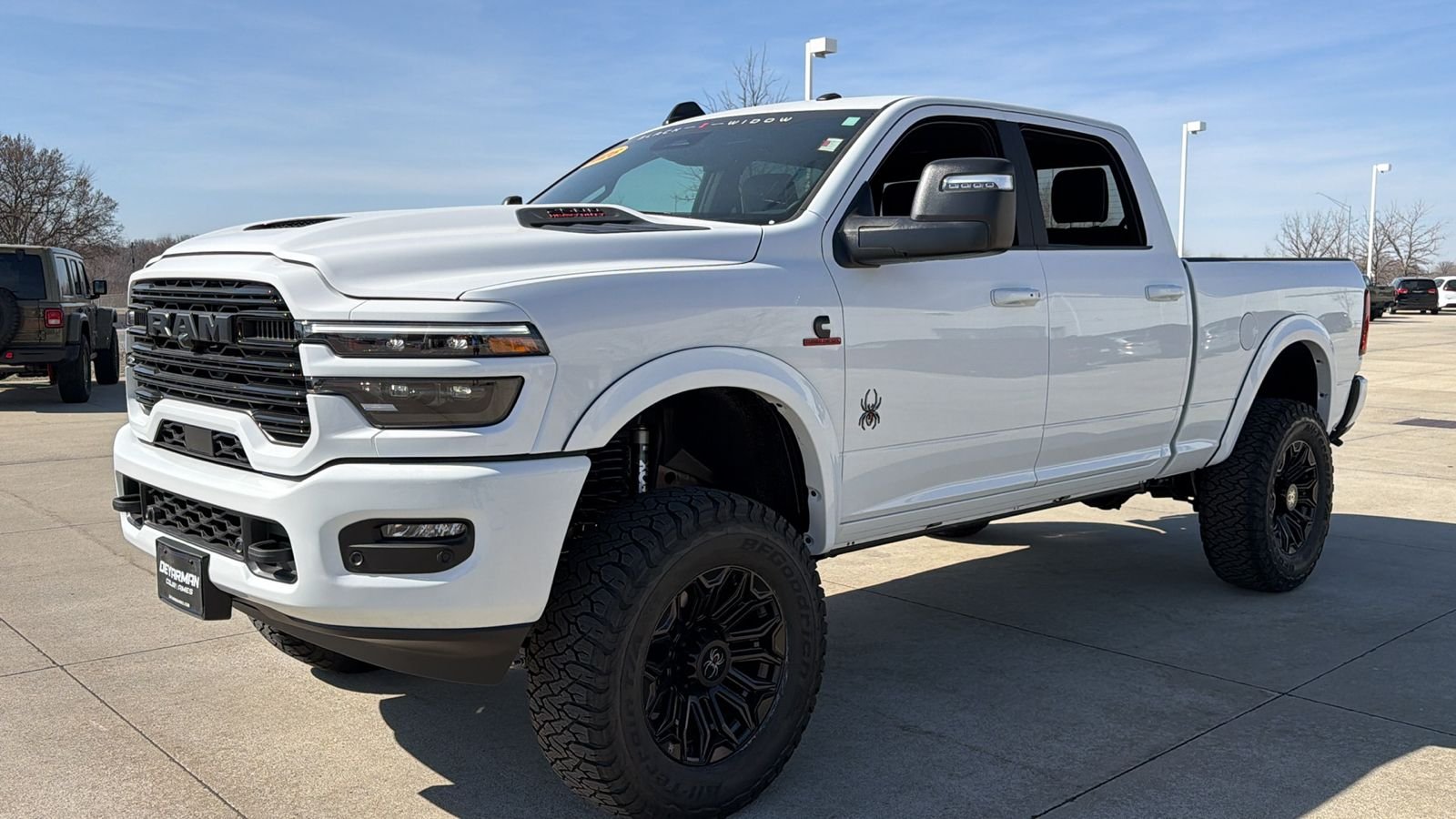 New 2026 Bright White Clear-Coat Exterior Paint RAM Laramie image 4