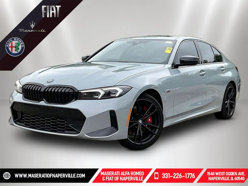Used 2023 Brooklyn Gray Metallic BMW 330e xDrive image 1