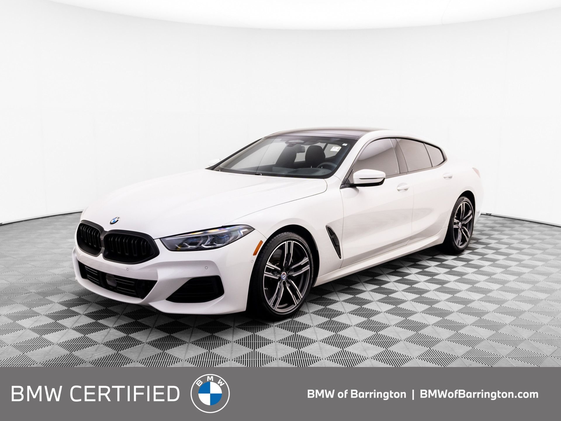 Certified Used 2025 Mineral White Metallic BMW 840 image 1