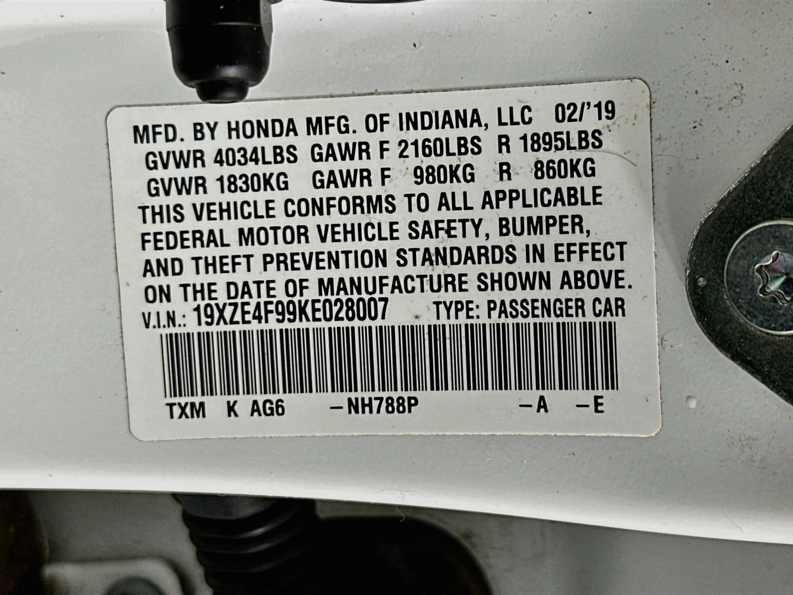 Used 2019 White Orchid Pearl Honda Touring image 32