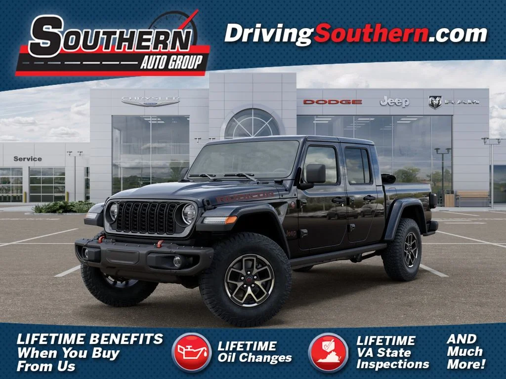 New 2026 Black Clearcoat Jeep Rubicon image 1