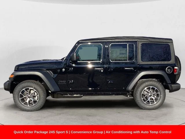New 2026 Black Clearcoat Jeep 4-DOOR SPORT S image 2