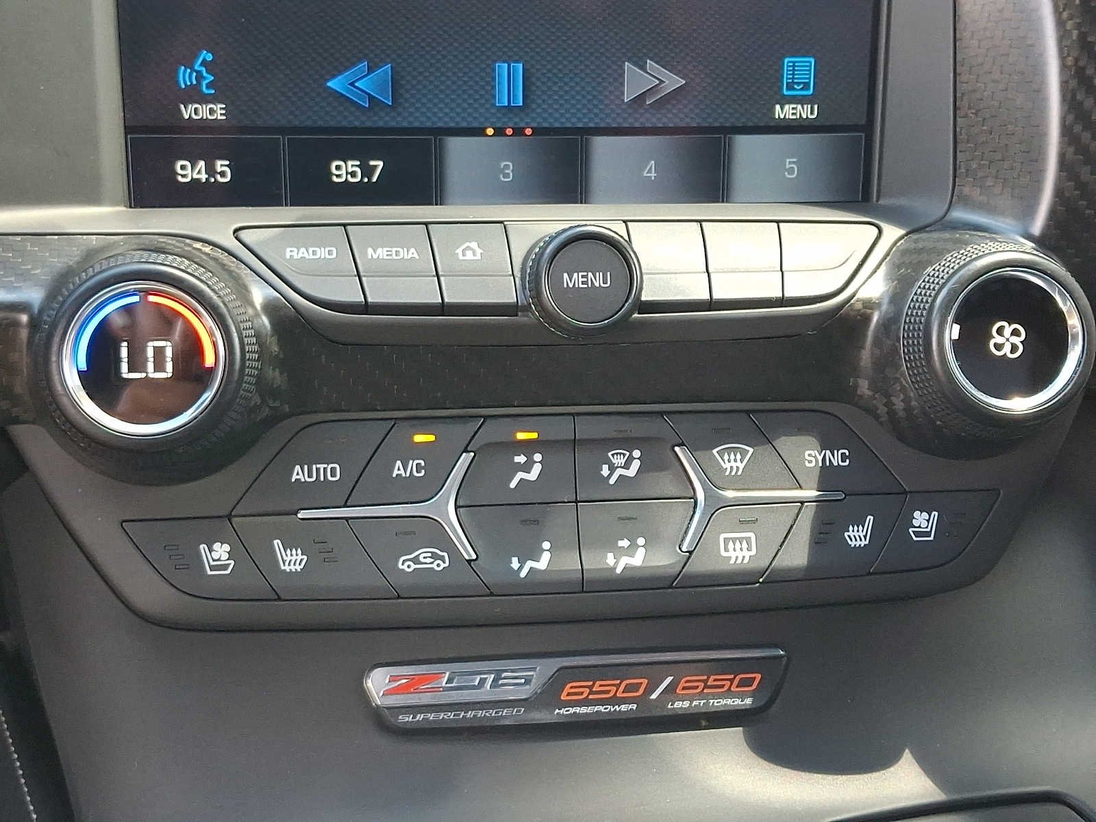 Used 2015 Torch Red Chevrolet Z06 3LZ image 14