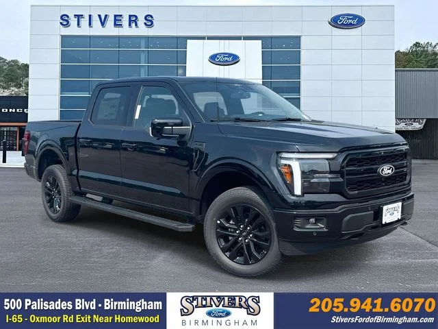 New 2026 Agate Black Metallic Ford Lariat® image 1