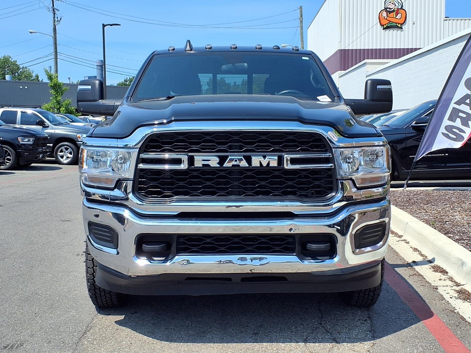 Certified Used 2024 BLACK Ram 4x4 Tradesman 4dr Crew Cab 8 ft. LB DRW Pickup image 6