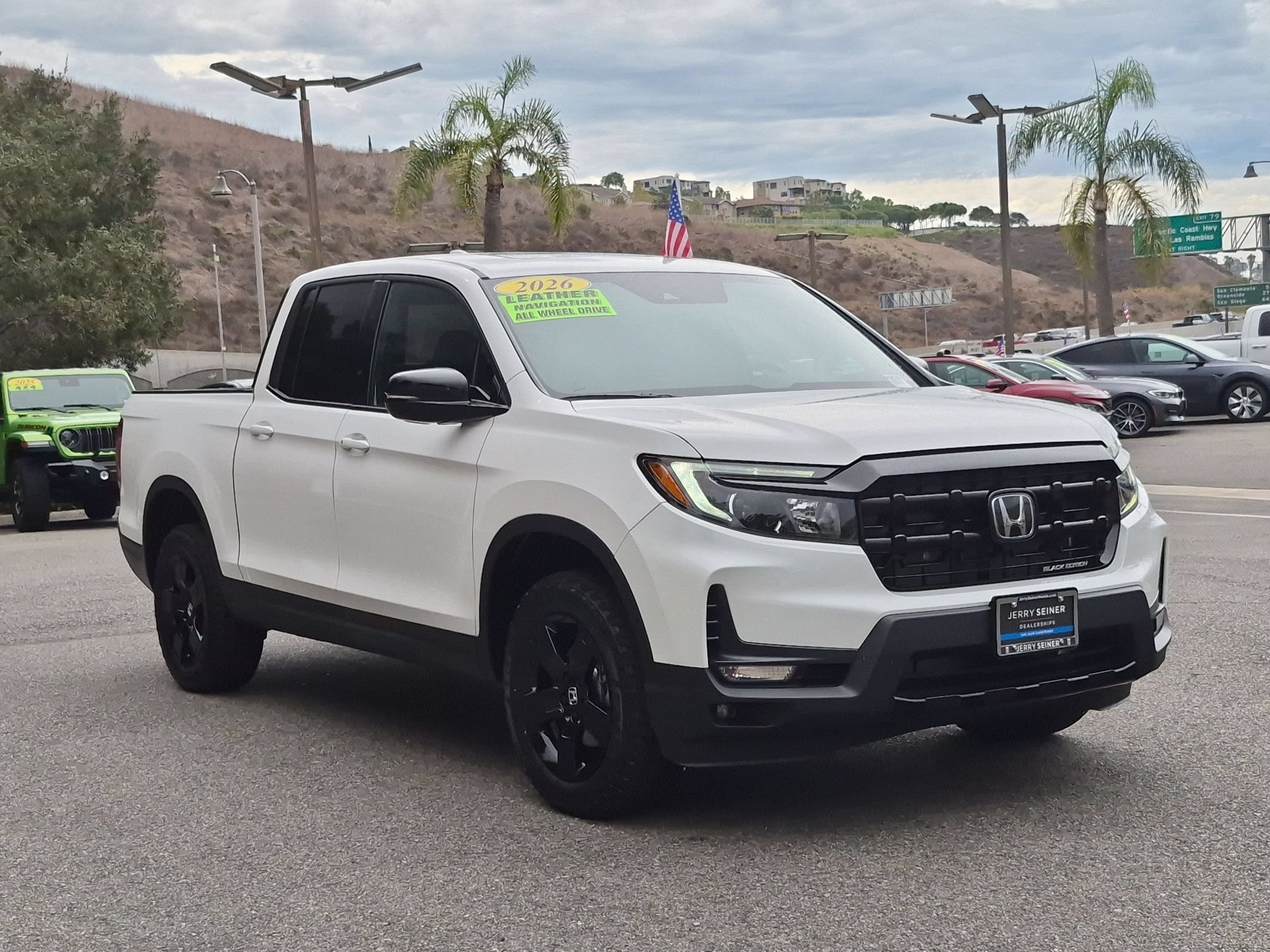 New 2026 Platinum White Pearl Honda Black Edition image 13