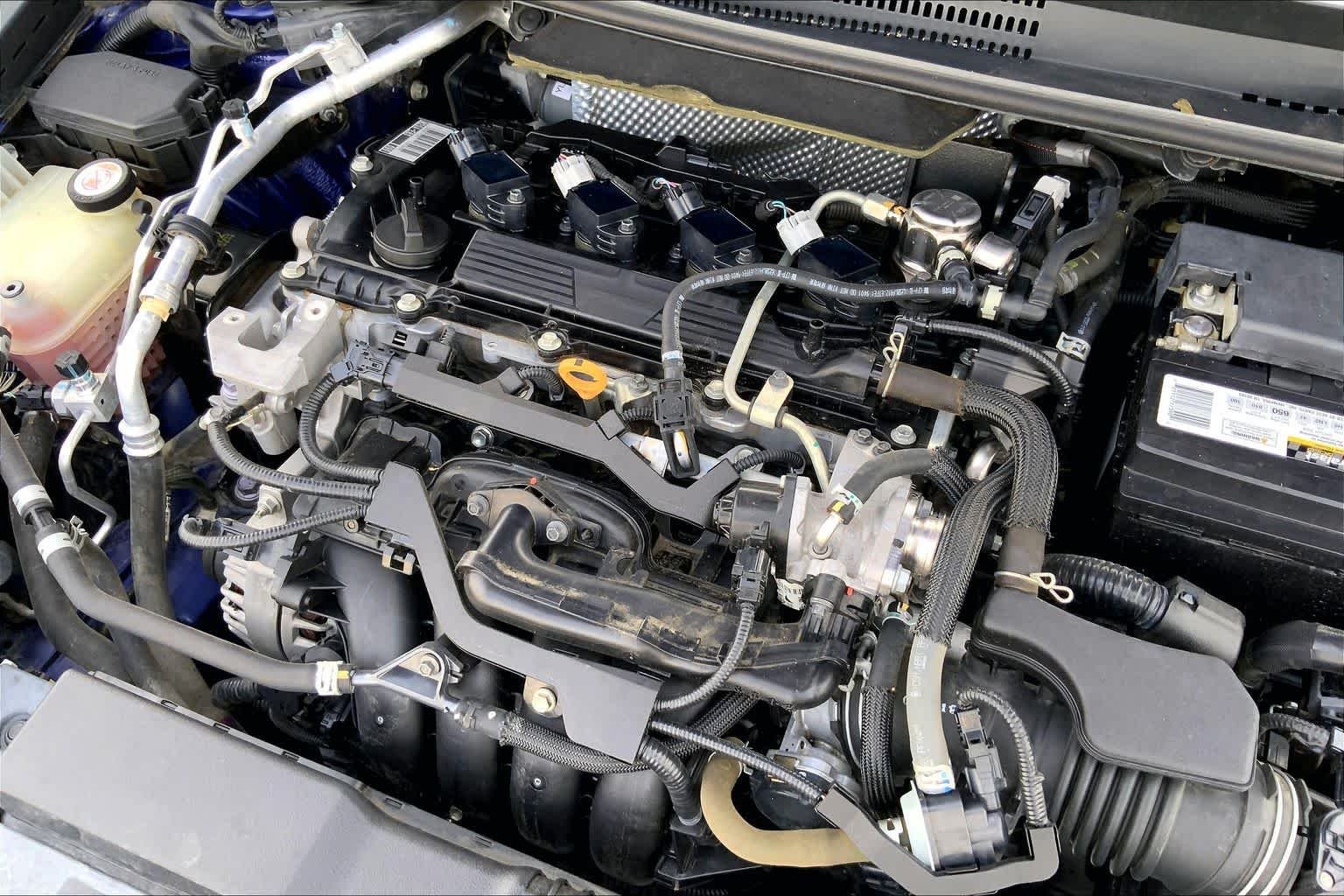 Used 2020 Blue Crush Metallic Toyota SE image 31