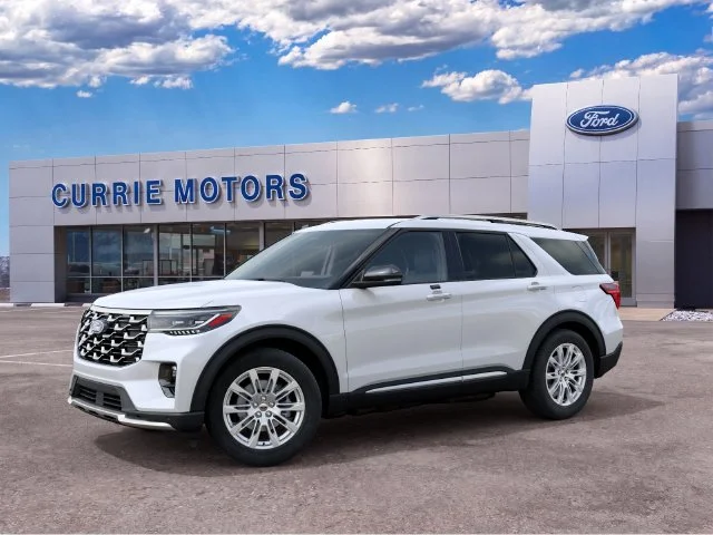 New 2027 Star White Metallic Tri-Coat Ford Platinum image 1