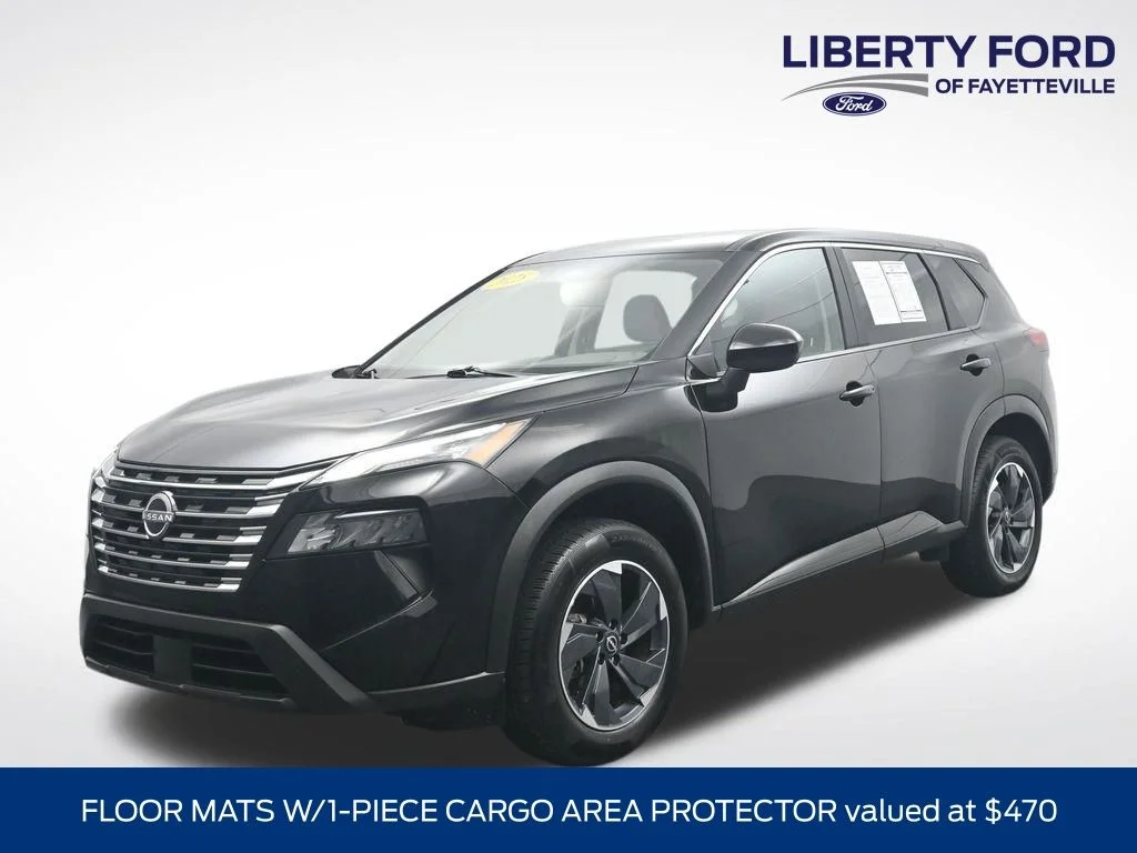 Certified Used 2025 Black Nissan SV image 1
