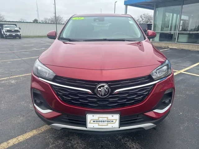 Used 2021 Chili Red Metallic Buick Preferred image 8