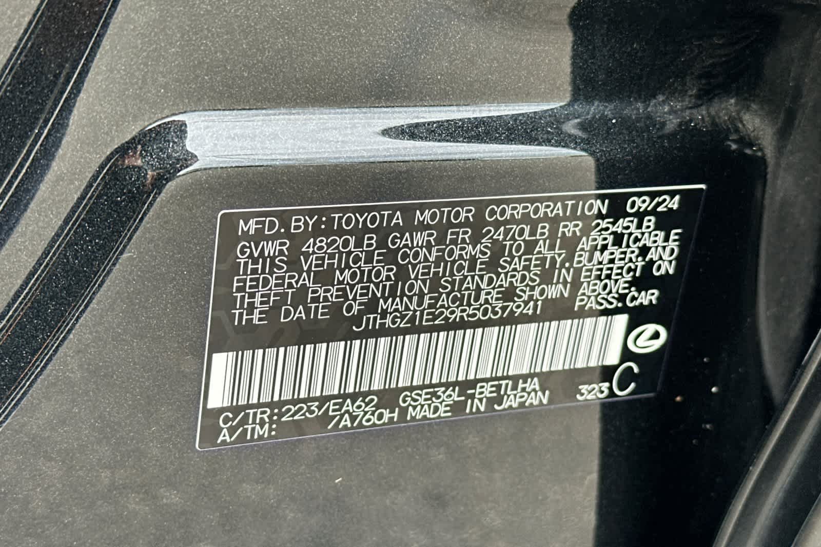 Certified Used 2024 Caviar Lexus F SPORT image 33
