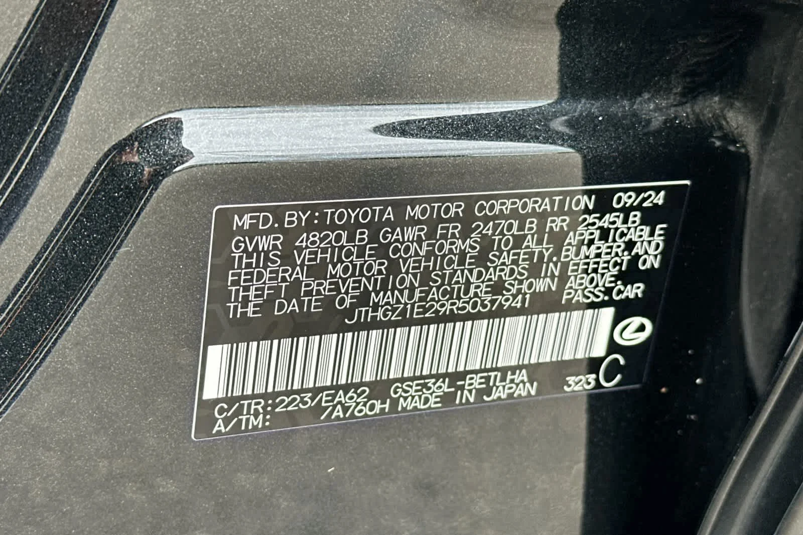 Certified Used 2024 CAVIAR Lexus F SPORT image 33