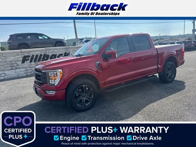 Used 2022 Red Metallic Ford Lariat image 1