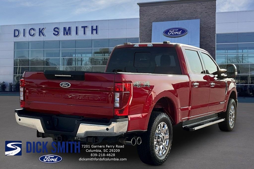 Certified Used 2022 Red Metallic Ford Lariat image 6