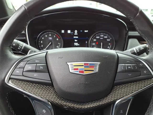 Used 2022 STELLAR BLACK METALLIC Cadillac AWD Sport image 19