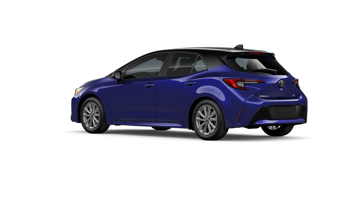 New 2026 Blue Crush Metallic with Midnight Black Metallic roof Toyota SE image 18