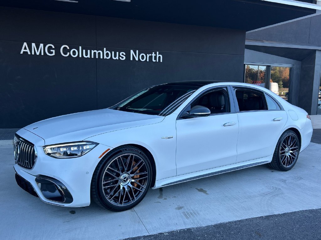 Certified Used 2024 White Mercedes-Benz S 63 E AMG® image 2