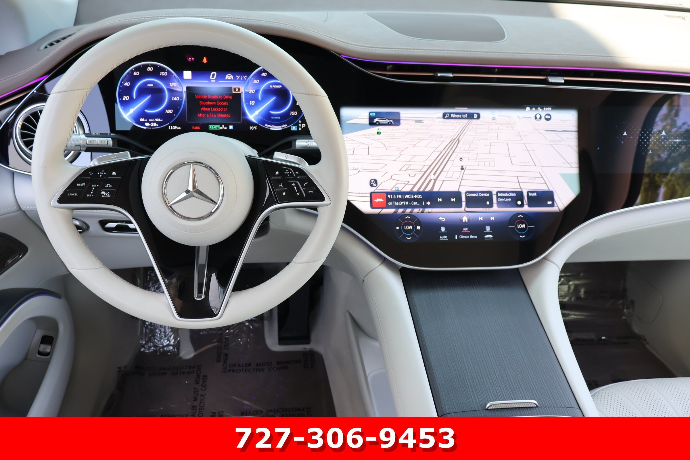 Certified Used 2023 Obsidian Black Metallic Mercedes-Benz EQS 580 image 20