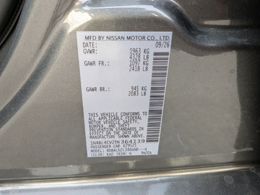 New 2026 Gun Metallic Nissan SR image 35