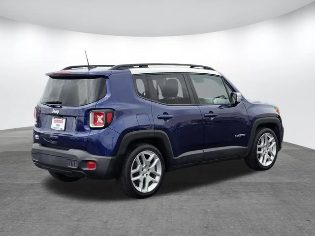 Certified Used 2021 Jetset Blue Clearcoat Jeep Latitude image 4