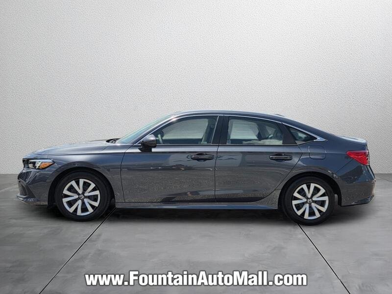 Used 2024 Meteorite Gray Metallic Honda LX CVT image 2