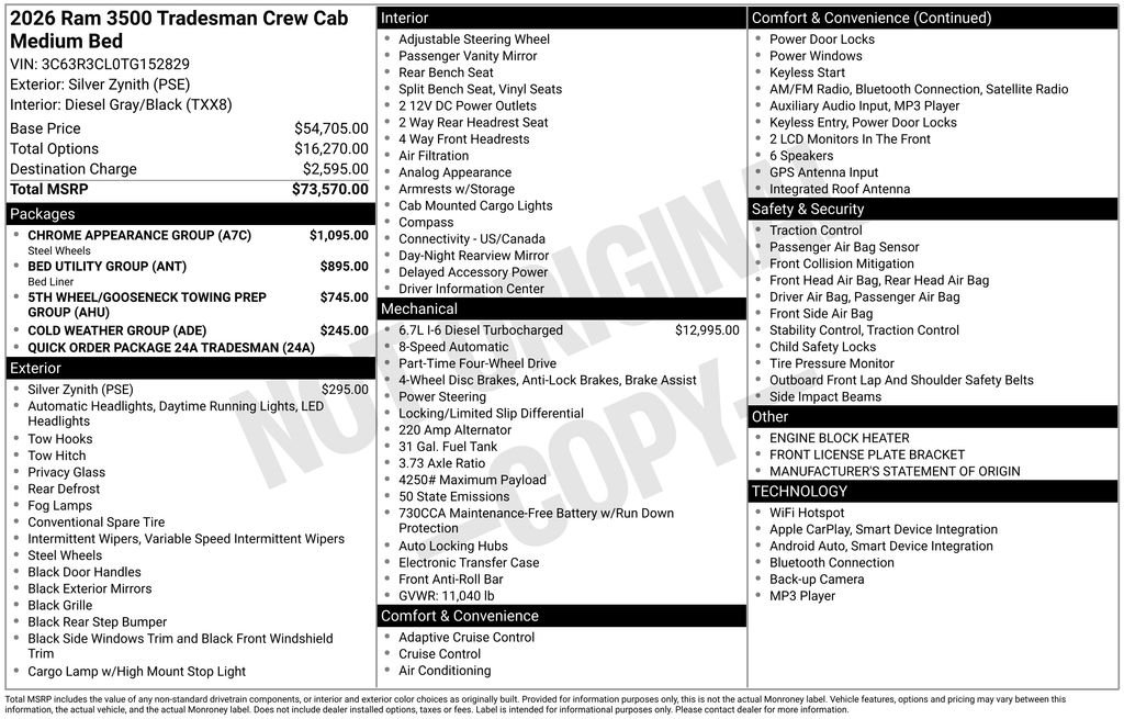 2026 RAM 3500 Tradesman - Photo 46