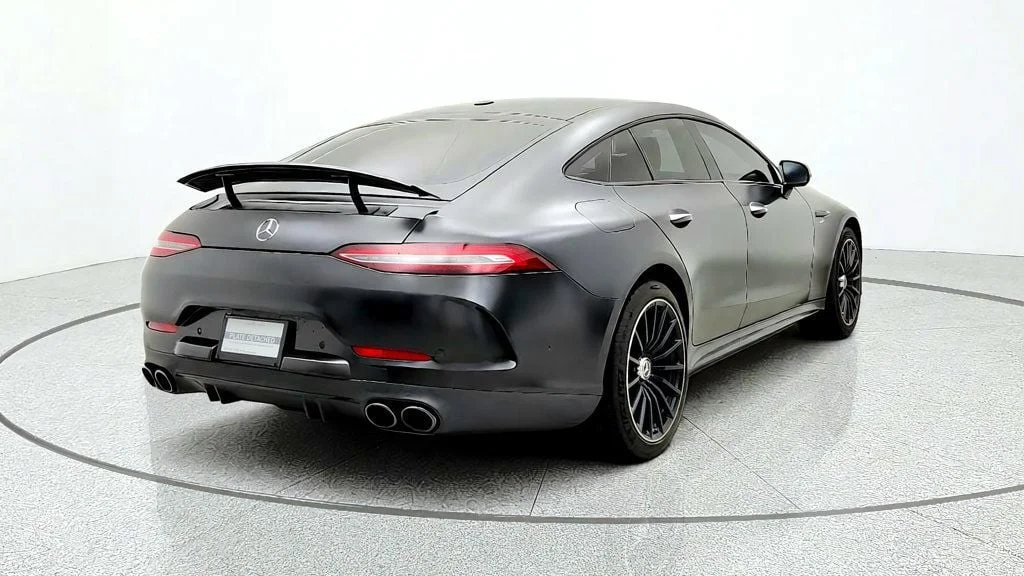 Used 2023 MANUFAKTUR Graphite Grey Magno Mercedes-Benz AMG® GT 43 4-Door Coupe w/ Nappa Leather & Driver Assistance Pkg image 5