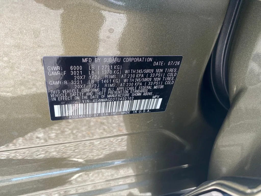 New 2026 Brown Subaru Limited image 27