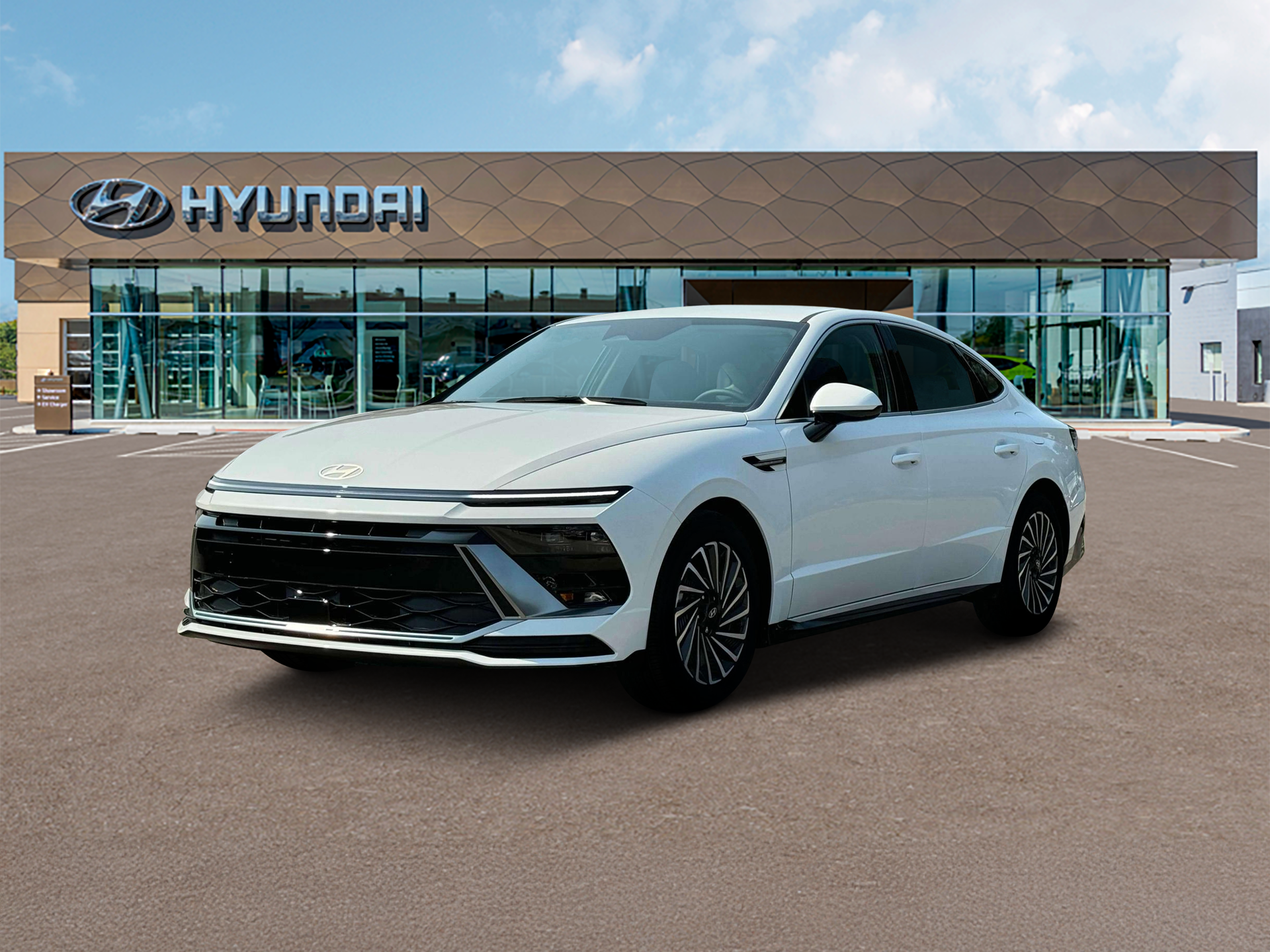New 2025 White Hyundai SEL image 1