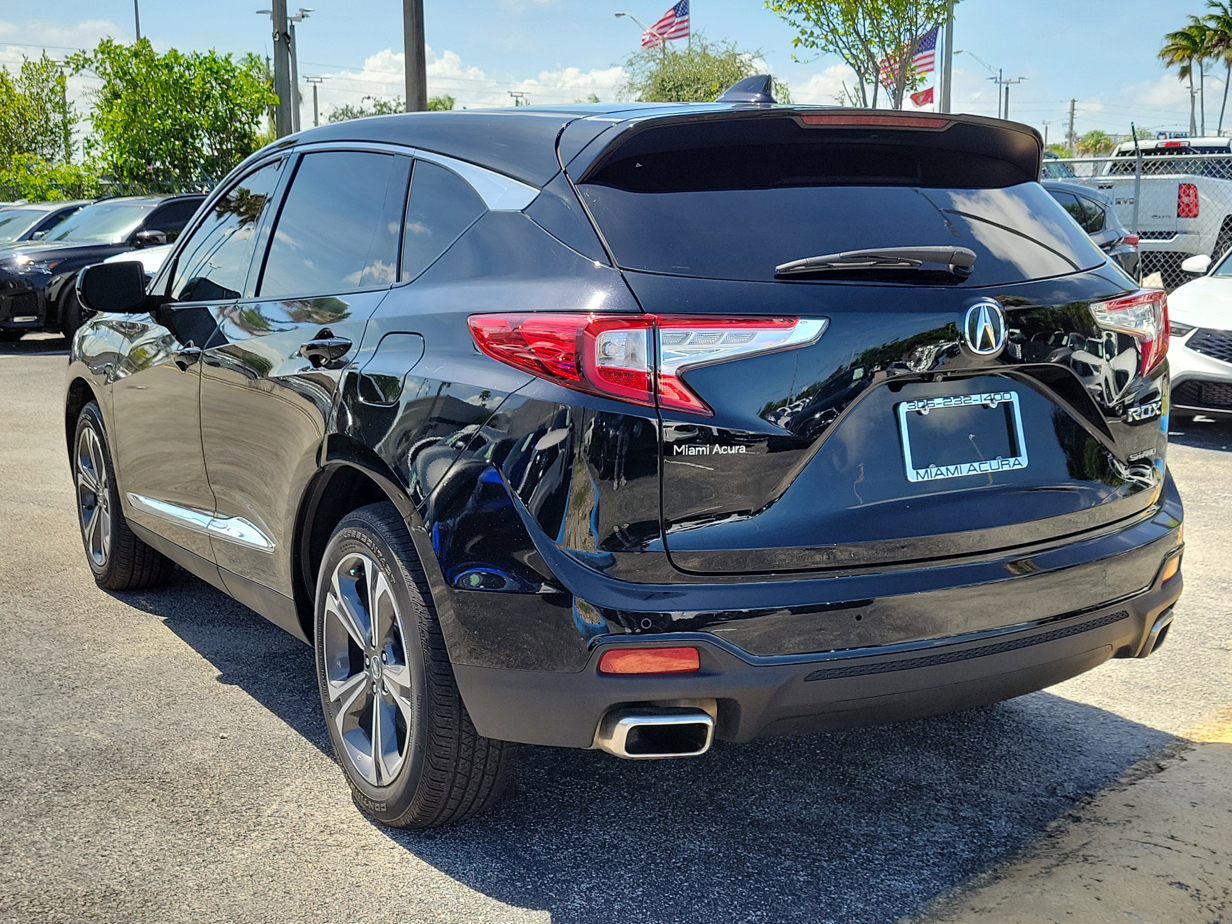 Used 2024 Majestic Black Pearl Acura SH-AWD ADVANCE image 3